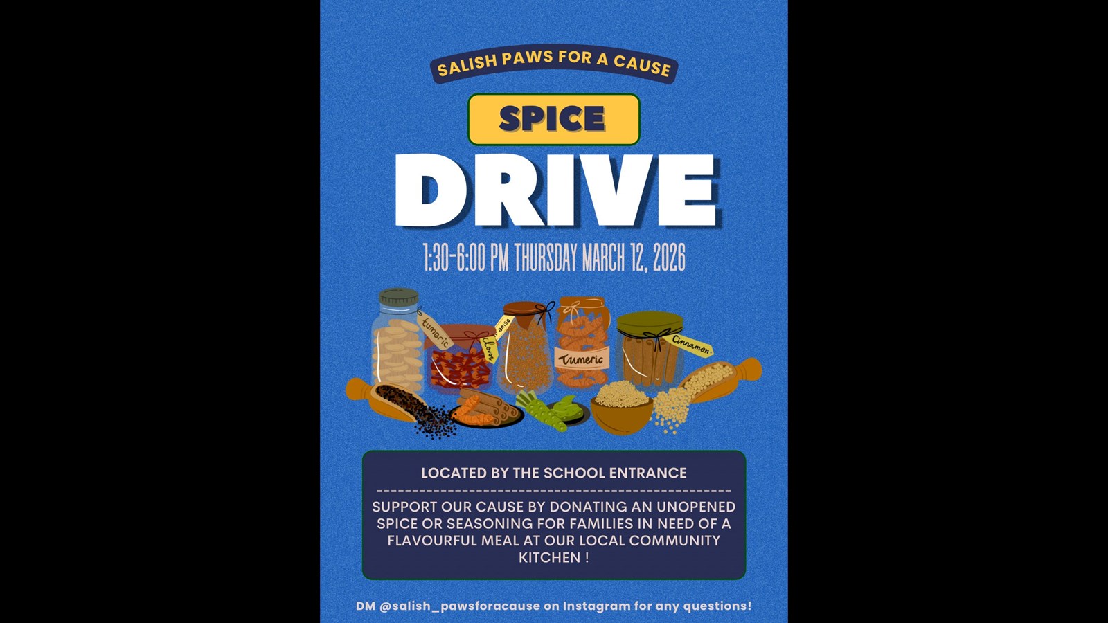 The Paws for a Cause- Spice Drive