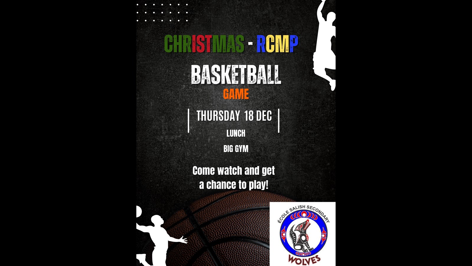 Christmas RCMP Basketball
