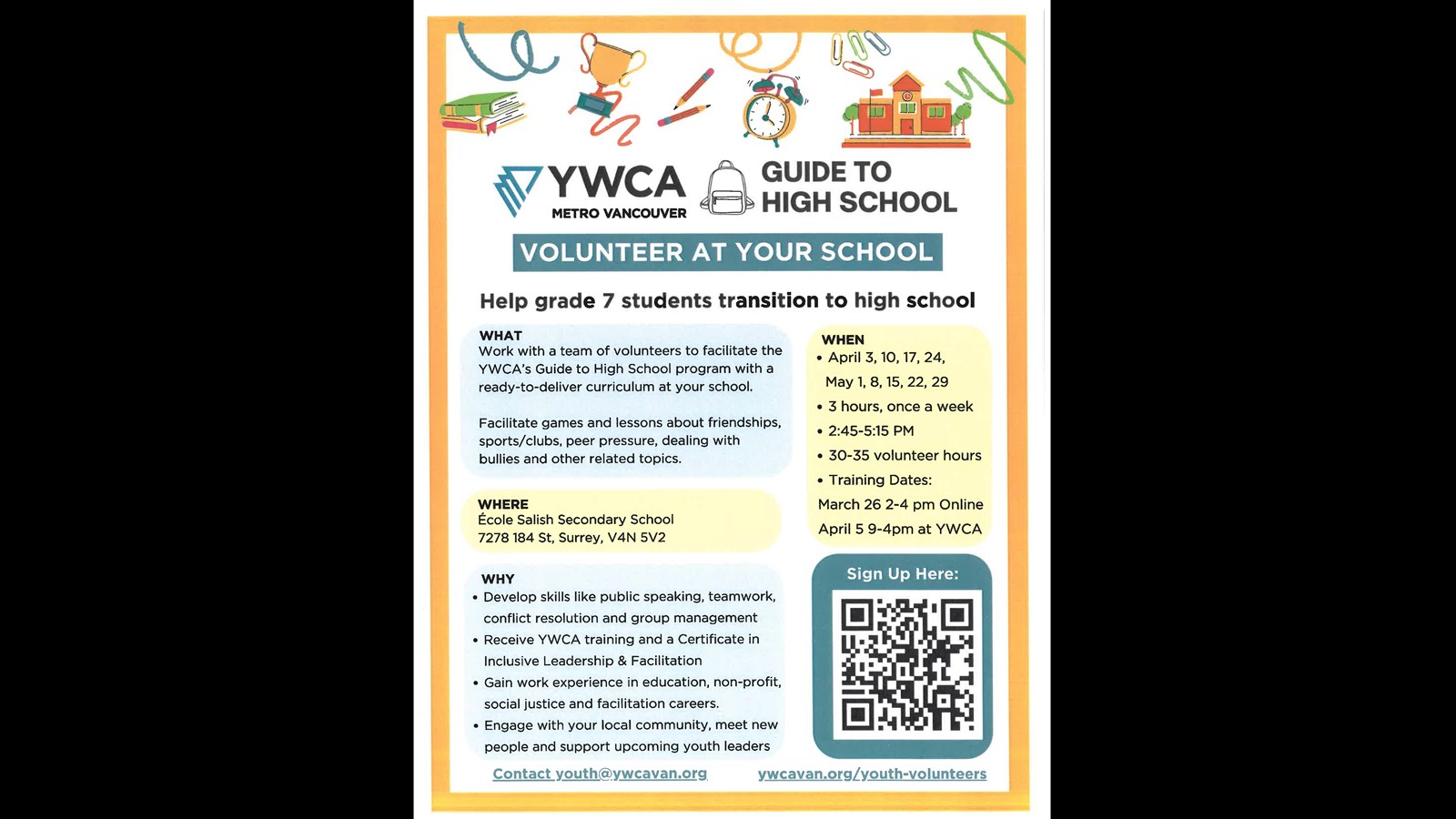 YWCA Volunteer Opportunity - Seeking High School Ambassadors