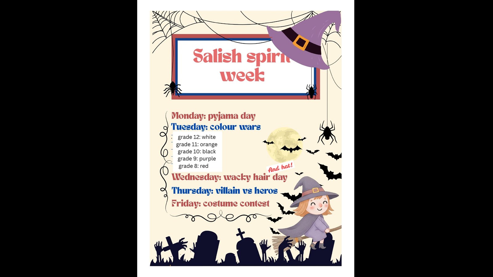 Salish -Spirit Week