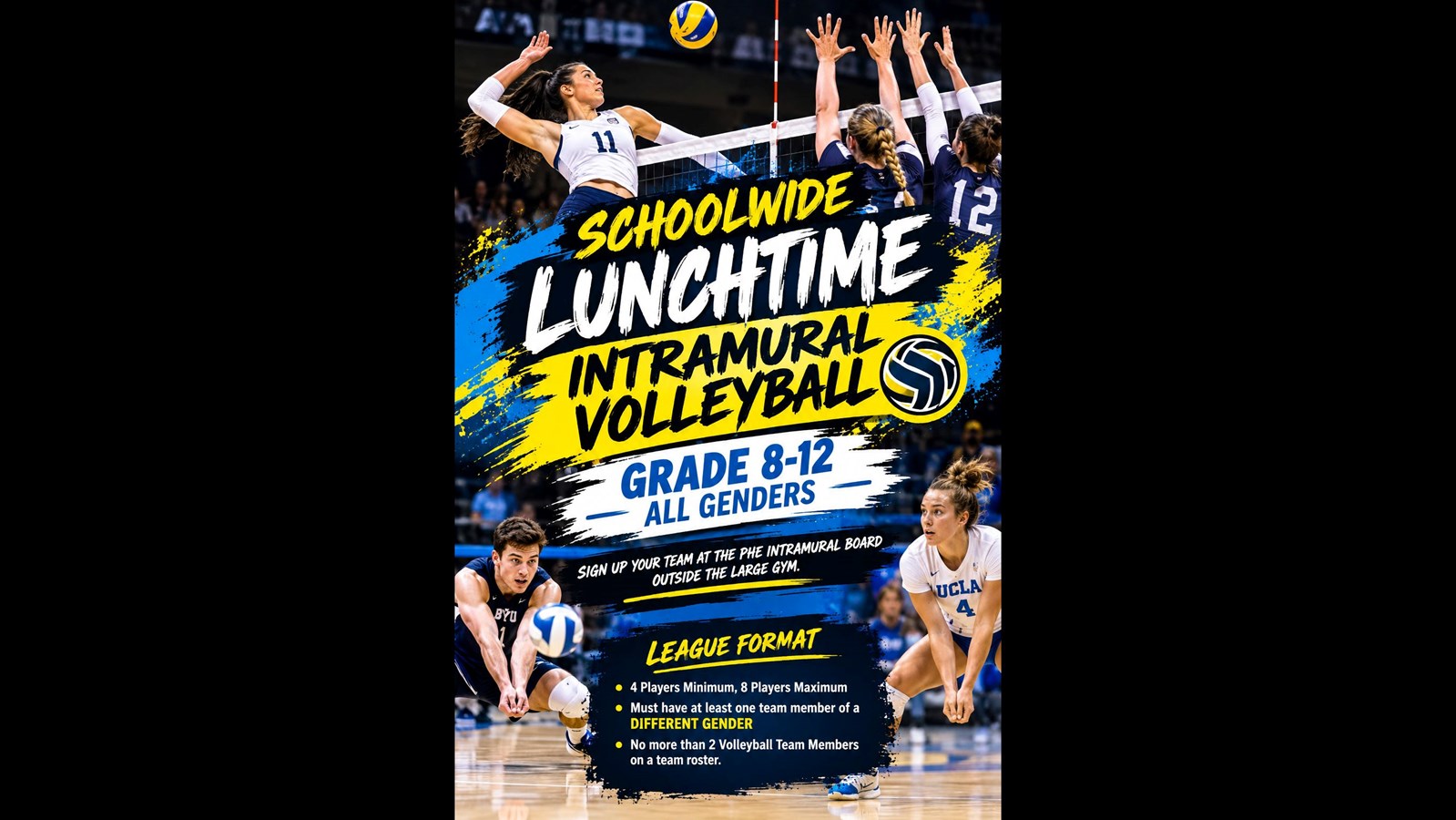 Lunchtime Volleyball Intramurals