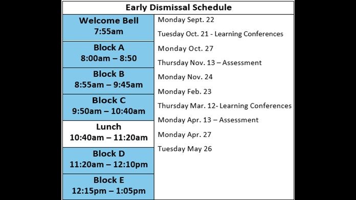 early dismissal