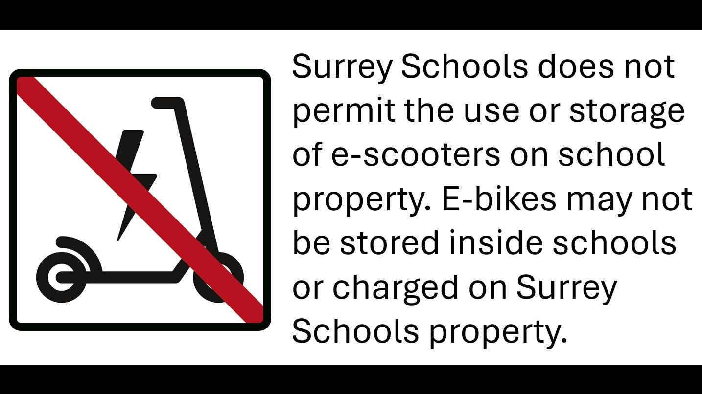 Surrey Schools e-scooters