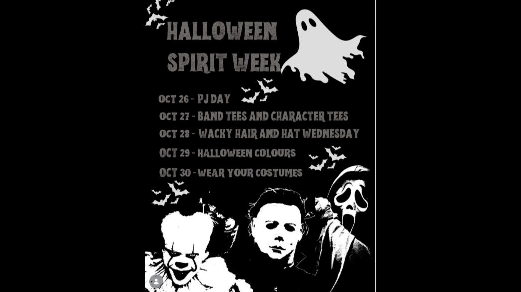 Halloween Spirit Week