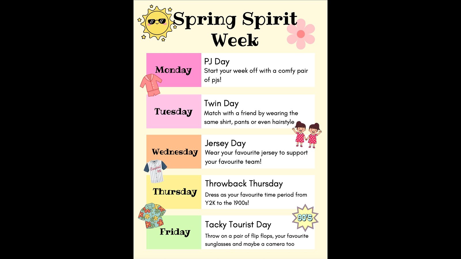 Spring Spirit Week 