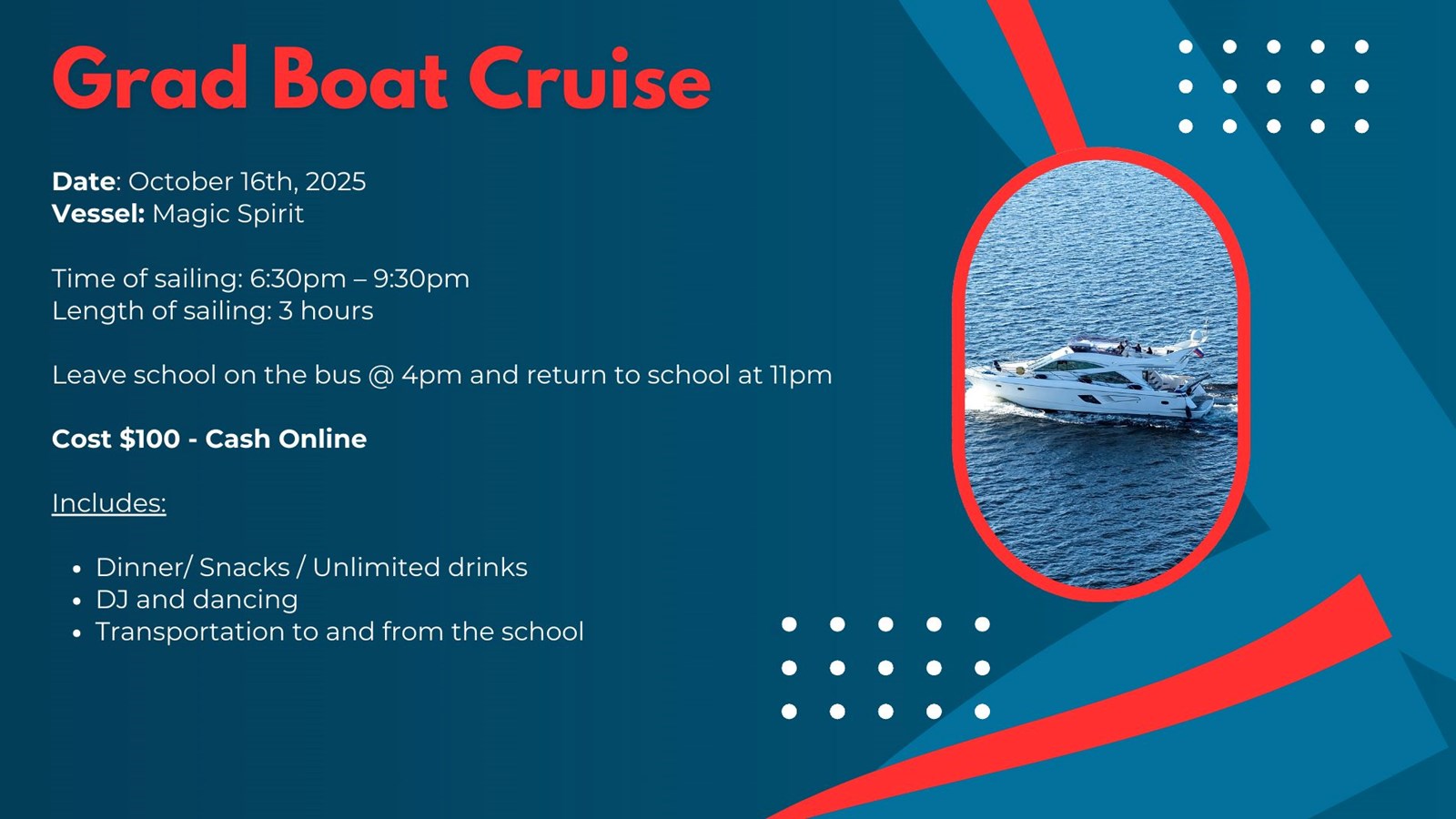 Grad Boat Cruise 
