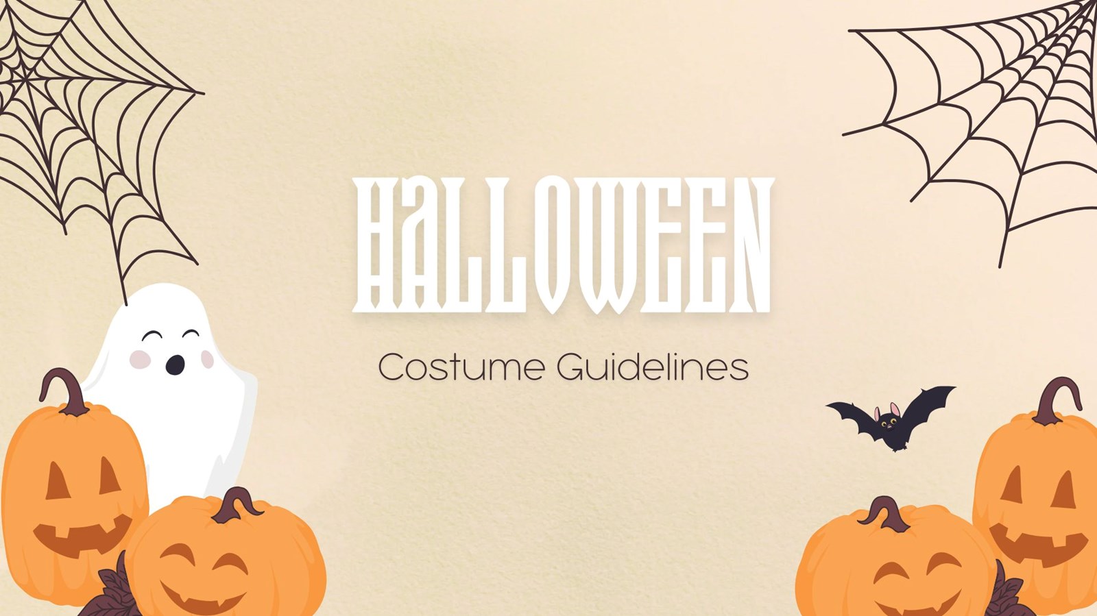 Halloween Costume Guidelines 