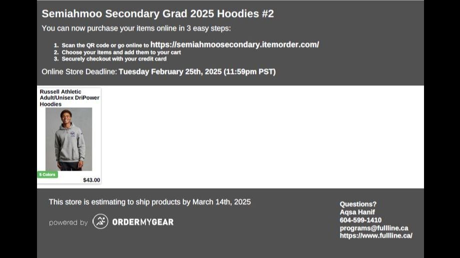 2025 Grad Hoodie are Back on Sale! 