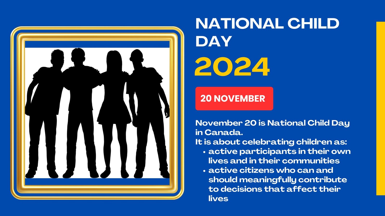 National Child Day - November 20th