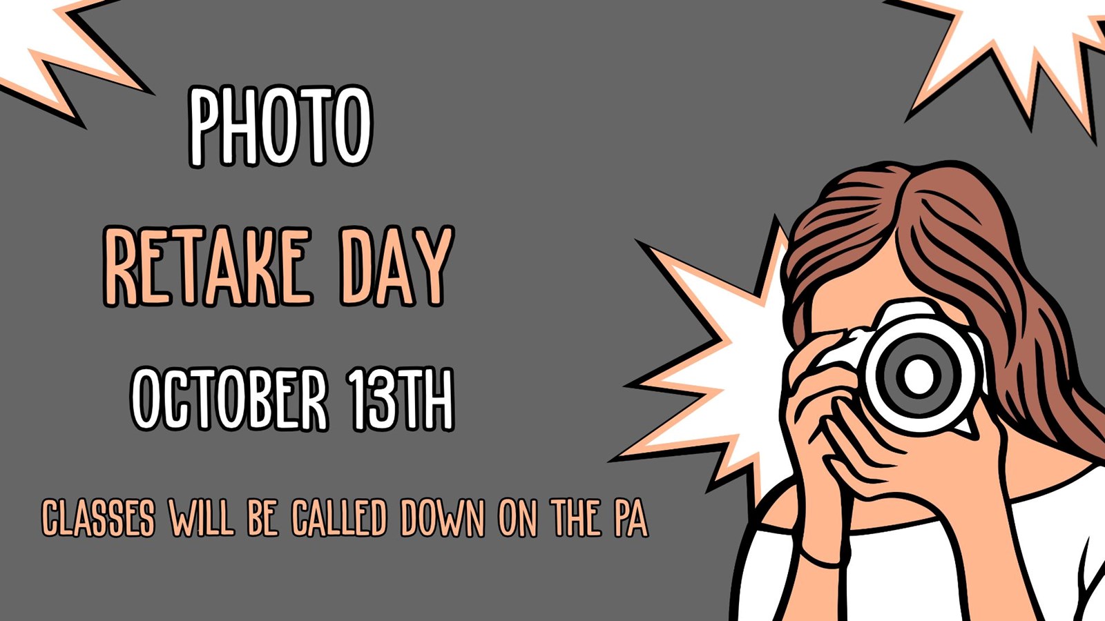 Photo Retake Day - October 13th 