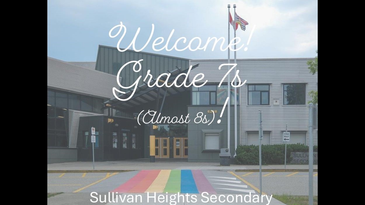 Grade 7 (Almost 8!) Information Evening