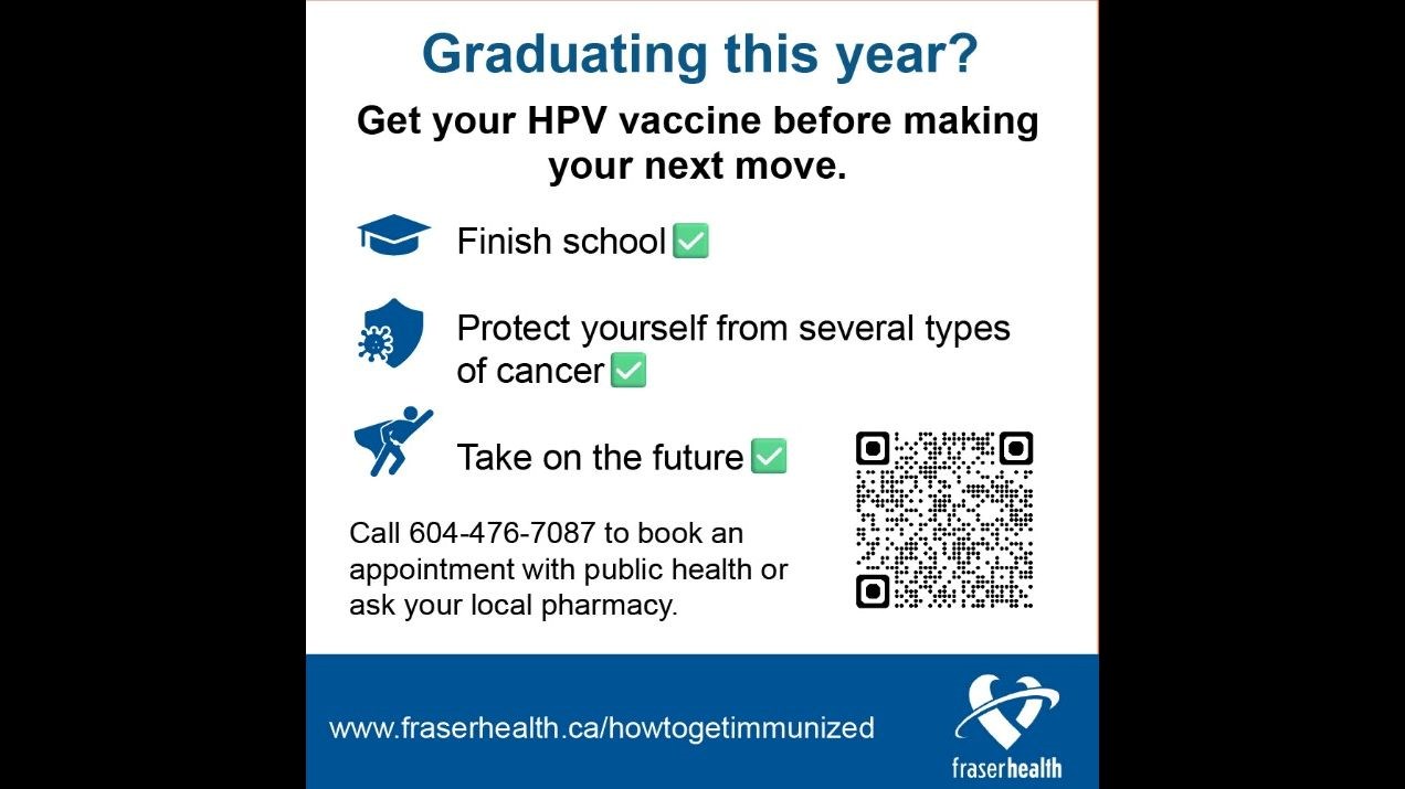 Graduating Students Summer HPV Vaccination 