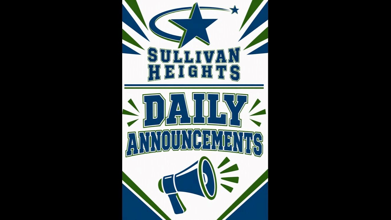 Daily Announcements