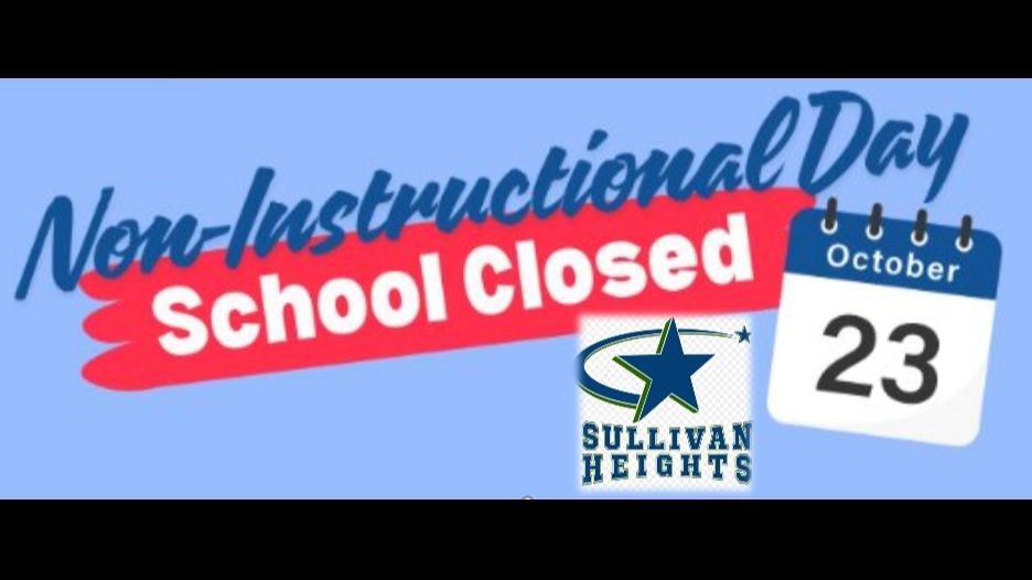 Non-Instructional Day - Oct. 23