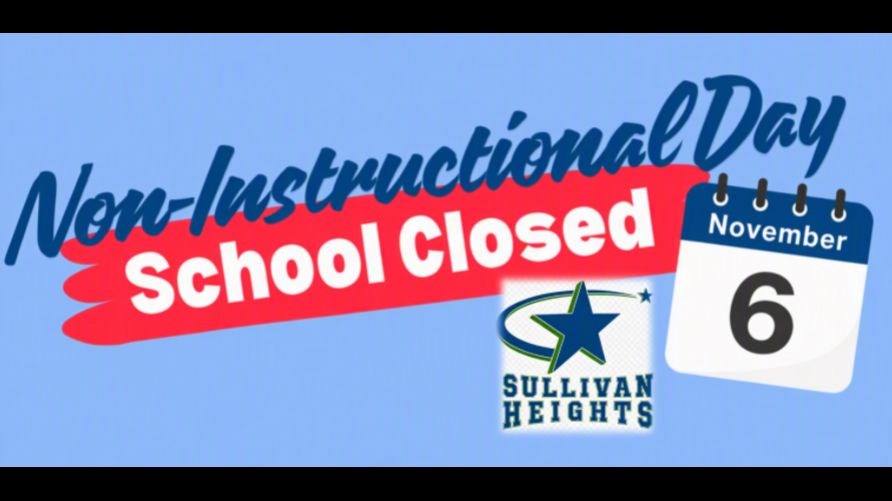 Non-Instructional Day - Nov. 6