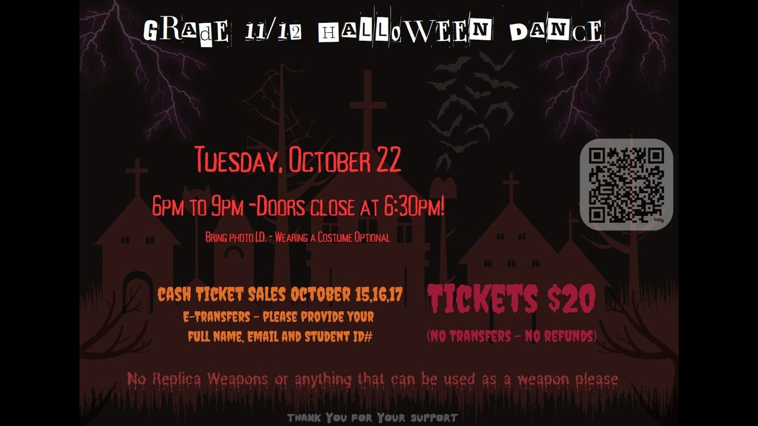 Dry Grad Halloween Dance