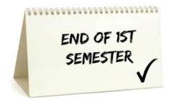 Semester 1 Ends