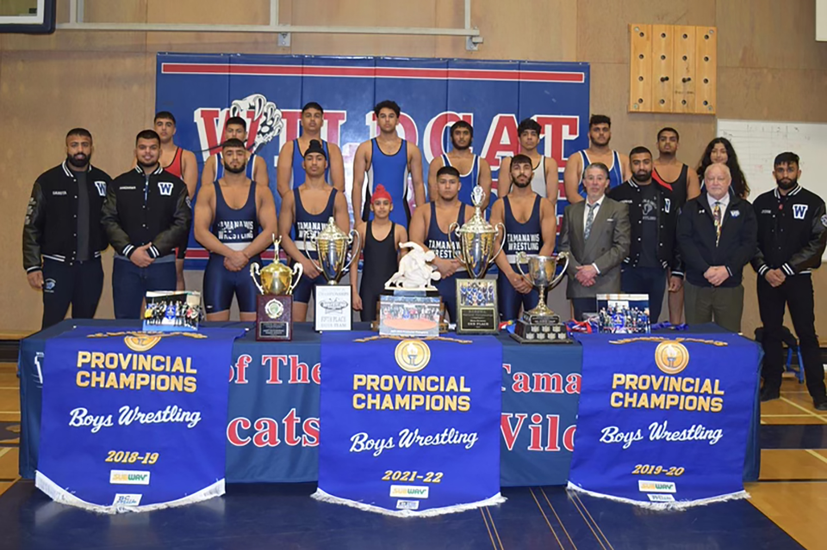 Tamanawis wrestling provincial win 2022.jpg